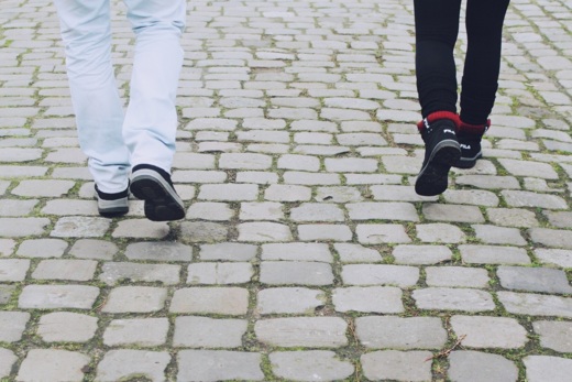 Unhiding our feet and using our legs