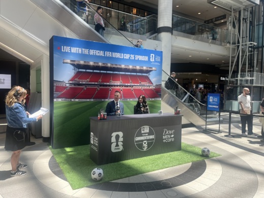 Dove Men+Care and the FIFA World Cup Pop-Up at the Eaton Centre